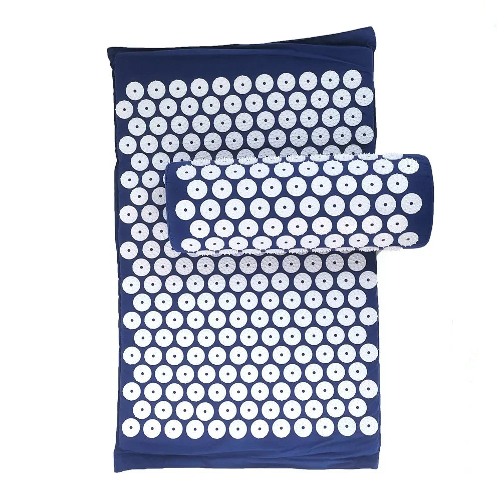Reset acupressure mat rolled with carry bag