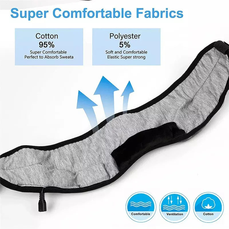 CloudSleep sleep mask worn while sleeping