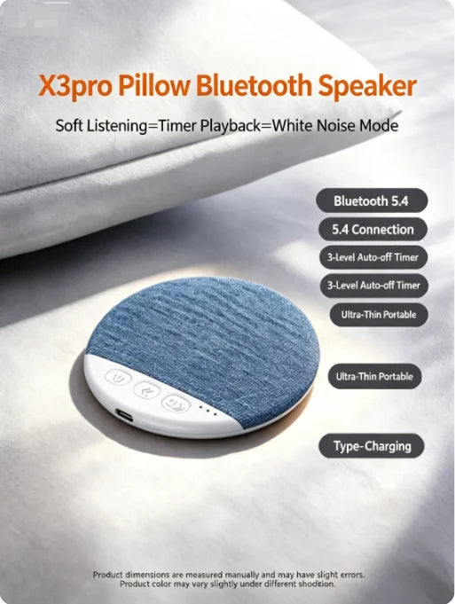 Hush pillow speaker slim profile