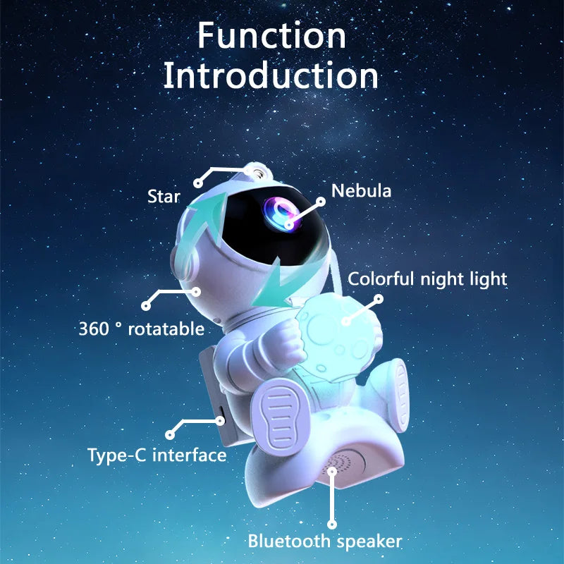 Nebula™ Astronaut Galaxy Projector Night Light
