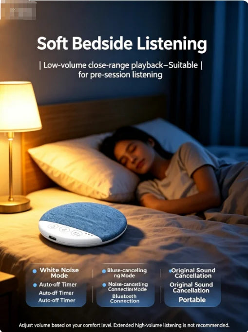 Hush pillow speaker USB-C charging